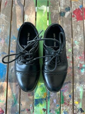 Bruno Marc Classic Leather Oxford Dress Shoe -Toddler SZ 9